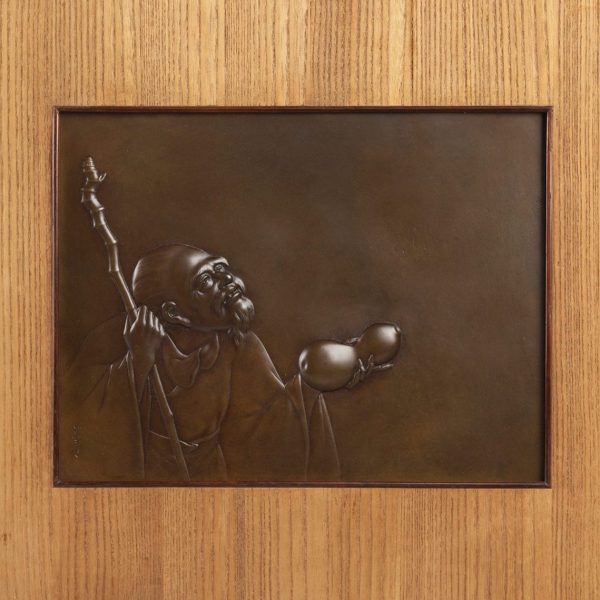 Bronze panel with Tekkai by Joun