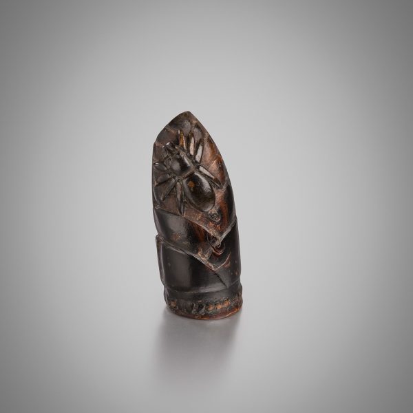 Netsuke of a bamboo shoot